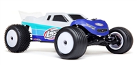 Losi 1/18 Mini-T 2.0 2WD Brushless Stadium Truck RTR, Blue/White