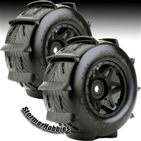 Powerhobby Rooster X Sand Snow Belted Paddle Tires (2)