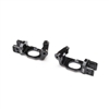 Losi 8X Front Spindle Carriers V2, 17.5 deg aluminum