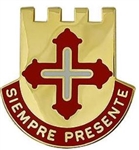 US Army Unit Crest: National Guard - Puerto Rico - Motto: SIEMPRE PRESENTE