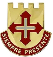 US Army Unit Crest: National Guard - Puerto Rico - Motto: SIEMPRE PRESENTE