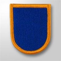 US Army Flash:  18th Aviation Orange/Blue