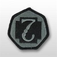 ACU Unit Patch with Hook Closure:  7TH MEDICAL COMMAND