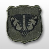 ACU Unit Patch with Hook Closure:  National Guard - Wisconsin State Headquarters