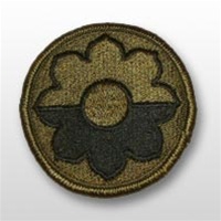 9th Infantry Division - Subdued Patch - Army - OBSOLETE! AVAILABLE WHILE SUPPLIES LASTS!