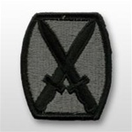 ACU Unit Patch with Hook Closure:  10TH MOUNTAIN INFANTRY