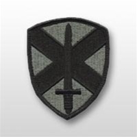 ACU Unit Patch with Hook Closure:  10TH PERSONNEL COMMAND