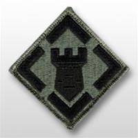 ACU Unit Patch with Hook Closure:  20TH ENGINEER BRIGADE