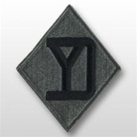 ACU Unit Patch with Hook Closure:  26TH YANKEE DIVISON