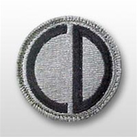 ACU Unit Patch with Hook Closure:  85TH DIVISION TRAINING