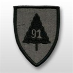 ACU Unit Patch with Hook Closure:  91ST INFANTRY TRAINING