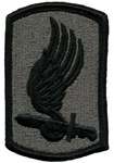 ACU Unit Patch with Hook Closure:  173RD AIRBORNE BRIGADE