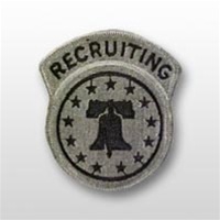 ACU Unit Patch with Hook Closure:  Recruiting Command W/Tab