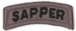 ACU Tab with Hook Closure:  SAPPER