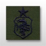 USAF Specialty Insignia Subdued Fatigue: Medical Service, Chief - MS