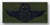 USAF Badges - Subdued Fatigue - Rayon Embroidered: Aircrew Member - Chief