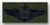 USAF Badges - Subdued Fatigue - Rayon Embroidered: Navigator/Aircraft Observer - Senior