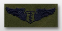 USAF Badges - Subdued Fatigue - Rayon Embroidered: Flight Surgeon