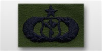 USAF Badges - Subdued Fatigue - Rayon Embroidered: Meteorologist - Senior