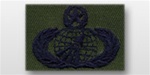 USAF Badges - Subdued Fatigue - Rayon Embroidered: Acquisition & Finance Management - Master