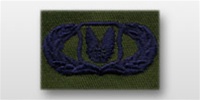 USAF Badges - Subdued Fatigue - Rayon Embroidered: Operation Support