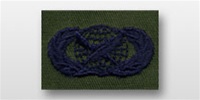 USAF Badges - Subdued Fatigue - Rayon Embroidered: Public Affairs