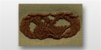 USAF Badges Embroidered Desert: Aircraft Maintenance Munitions