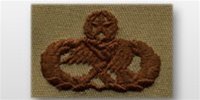 USAF Badges Embroidered Desert: Aircraft Maintenance Munitions - Master