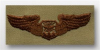 USAF Badges Embroidered Desert: Supply Fuels