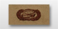 USAF Badges Embroidered Desert: Manpower/Personnel
