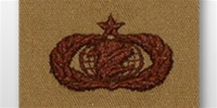 USAF Badges Embroidered Desert: Information Manager - (Administration) - Senior