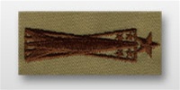 USAF Badges Embroidered Desert: Missileman - Senior
