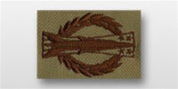 USAF Badges Embroidered Desert: Missile Operator
