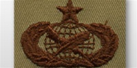 USAF Badges Embroidered Desert: Public Affairs - Senior