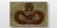 USAF Badges Embroidered Desert: Public Affairs - Master