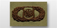 USAF Badges Embroidered Desert: Weapons Controller