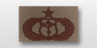 USAF Badges Embroidered Desert: Meterologist - Senior