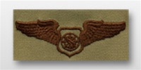 USAF Badges Embroidered Desert: Air Battle Manager