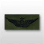 US Army Breast Badge Subdued Fatigue: Senior Aircraft Crewman - OBSOLETE! AVAILABLE WHILE SUPPLIES LAST!