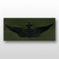 US Army Breast Badge Subdued Fatigue: Senior Aviator - OBSOLETE! AVAILABLE WHILE SUPPLIES LAST!