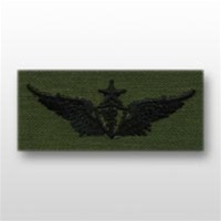 US Army Breast Badge Subdued Fatigue: Senior Flight Surgeon - OBSOLETE! AVAILABLE WHILE SUPPLIES LAST!