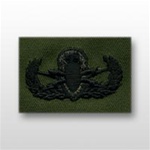 US Army Breast Badge Subdued Fatigue: Explosive Ordnance Disposal - OBSOLETE! AVAILABLE WHILE SUPPLIES LAST!