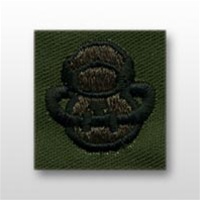 US Army Breast Badge Subdued Fatigue: Diver SCUBA - OBSOLETE! AVAILABLE WHILE SUPPLIES LAST!