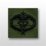 US Army Breast Badge Subdued Fatigue: Combat Medical 3rd Award - OBSOLETE! AVAILABLE WHILE SUPPLIES LAST!