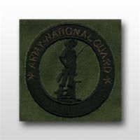 US Army Identification Badges: National Guard Recruiter Badge - On Olive (2 each)