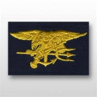 US Navy Breast Badge For Coveralls: Special Warfare