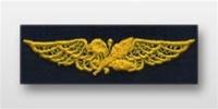 US Navy Breast Badge For Coveralls: Aviation Supply Officer