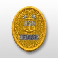 US Navy Breast Badge For Coveralls: E-9 Fleet