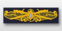 US Navy Breast Badge For Coveralls: Integrated Undersea Surveillance Enlisted (IUSS)