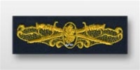 US Navy Breast Badge For Coveralls: Surface Warfare Dental